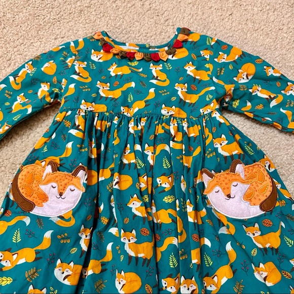 Cotton Kids Fox Dress - Picture 3 of 7